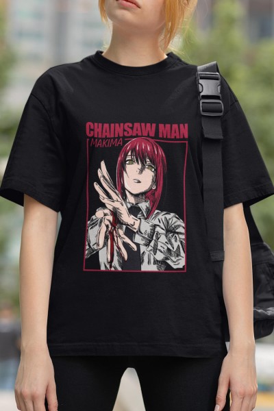 Anime Chainsaw Man Makima Tişört
