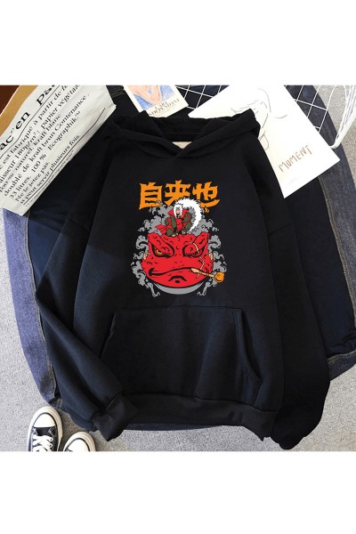 Anime Jiraiya Kapşonlu Sweatshirt