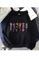 Anime JoJo Bizarre Adventure Kolaj Kapşonlu Sweatshirt