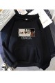 Anime Levi Face Kapşonlu Sweatshirt