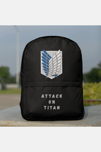Attack On Titan Logo Sırt Çantası