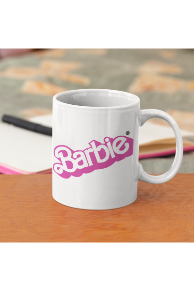 Barbie Baskılı Kupa Bardak