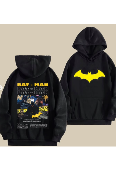 Batman Hoodie Siyah Sweatshirt