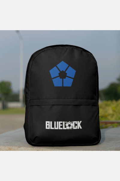Blue Lock Mavi Logo Sırt Çantası