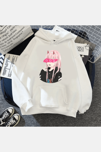 Darling İn The Franxx Zero Kapşonlu Sweatshirt