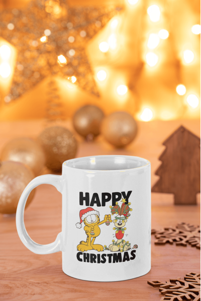 Garfield Happy Christmas Kupa Bardak