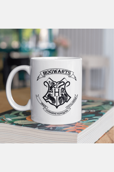 Hogwarts Logo Kupa Bardak 