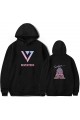 K-Pop Seventeen Siyah Sweatshirt