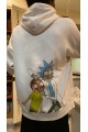 Morty Sırt Baskı Sweatshirt Hoodie