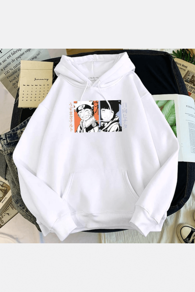 Naruto Hinata Kapşonlu Sweatshirt