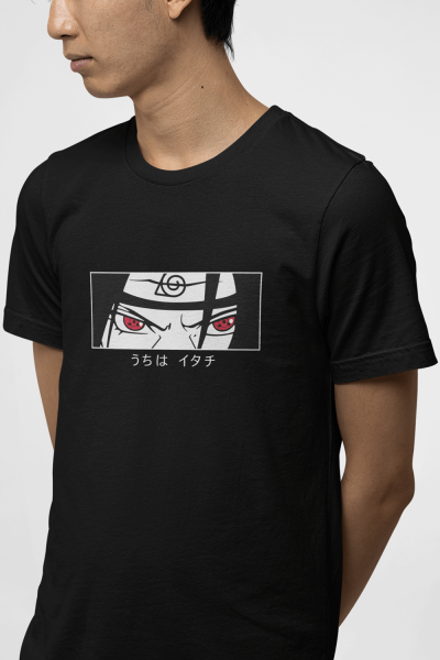 Naruto Uchiha İtachi Sharingan Tişört 