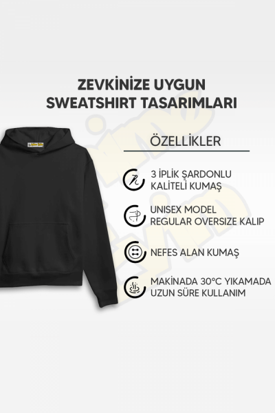 Overlord Kapşonlu Sweatshirt