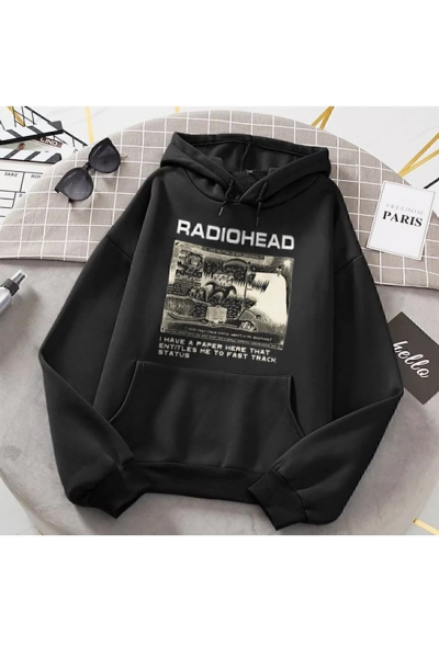 Radiohead Unisex Siyah Sweatshirt