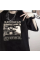 Radiohead Unisex Siyah T-shirt