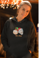 Rick And Morty Yeni Yıl Kapşonlu Sweatshirt