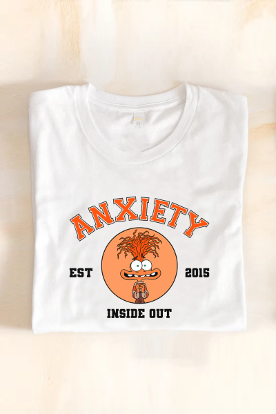 Ters Yüz Endişe Anxiety T-shirt