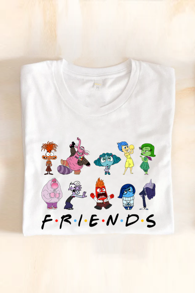 Ters Yüz  Friends Tasarım T-shirt