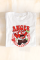 Ters Yüz Sinirli Anger T-shirt