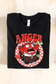 Ters Yüz Sinirli Anger T-shirt